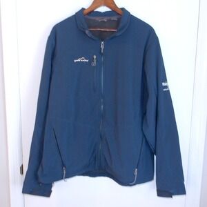 Eddie Bauer Softshell Jacket Full Zip Lightweight Layering Coat 2XL #5326